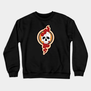 Skull and smoke Crewneck Sweatshirt